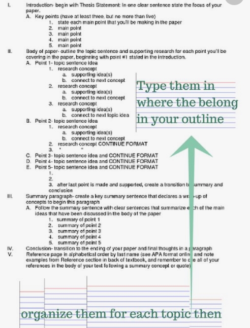 How to write a thesis paper for college