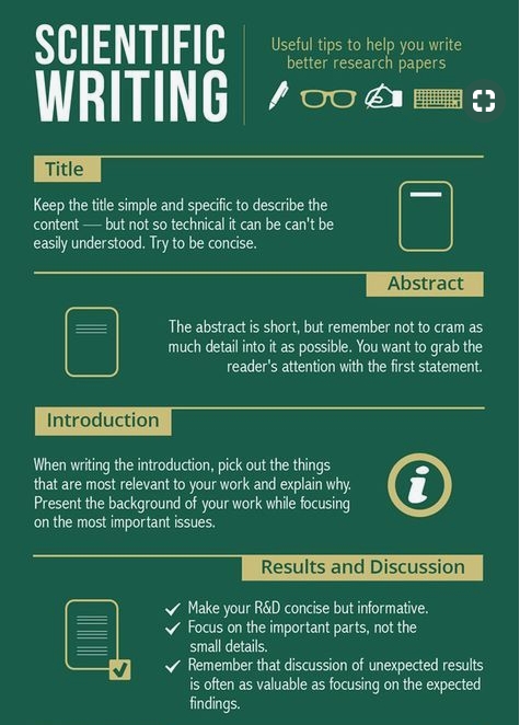 scientific paper writing tips