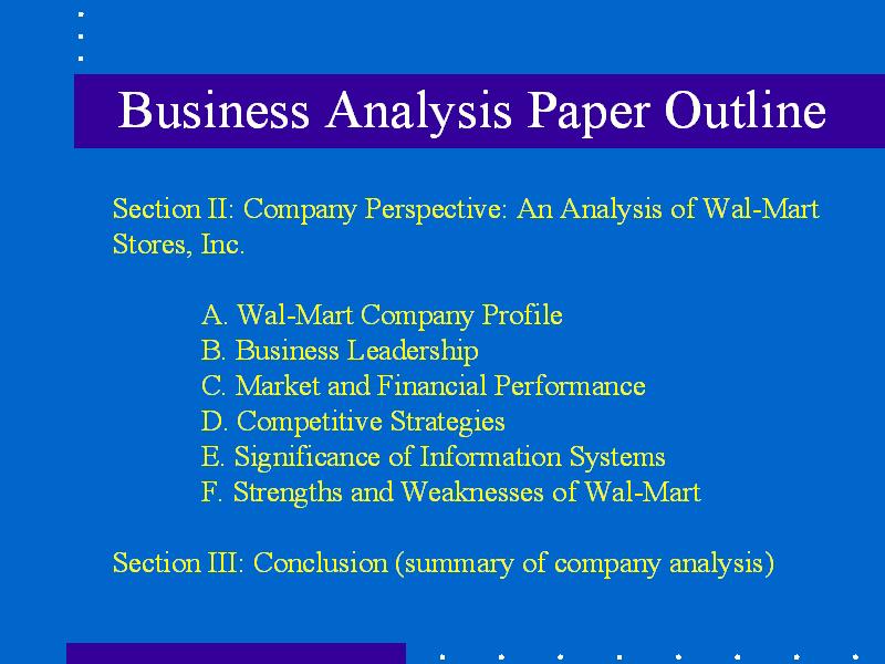 analysis plan example in research paper